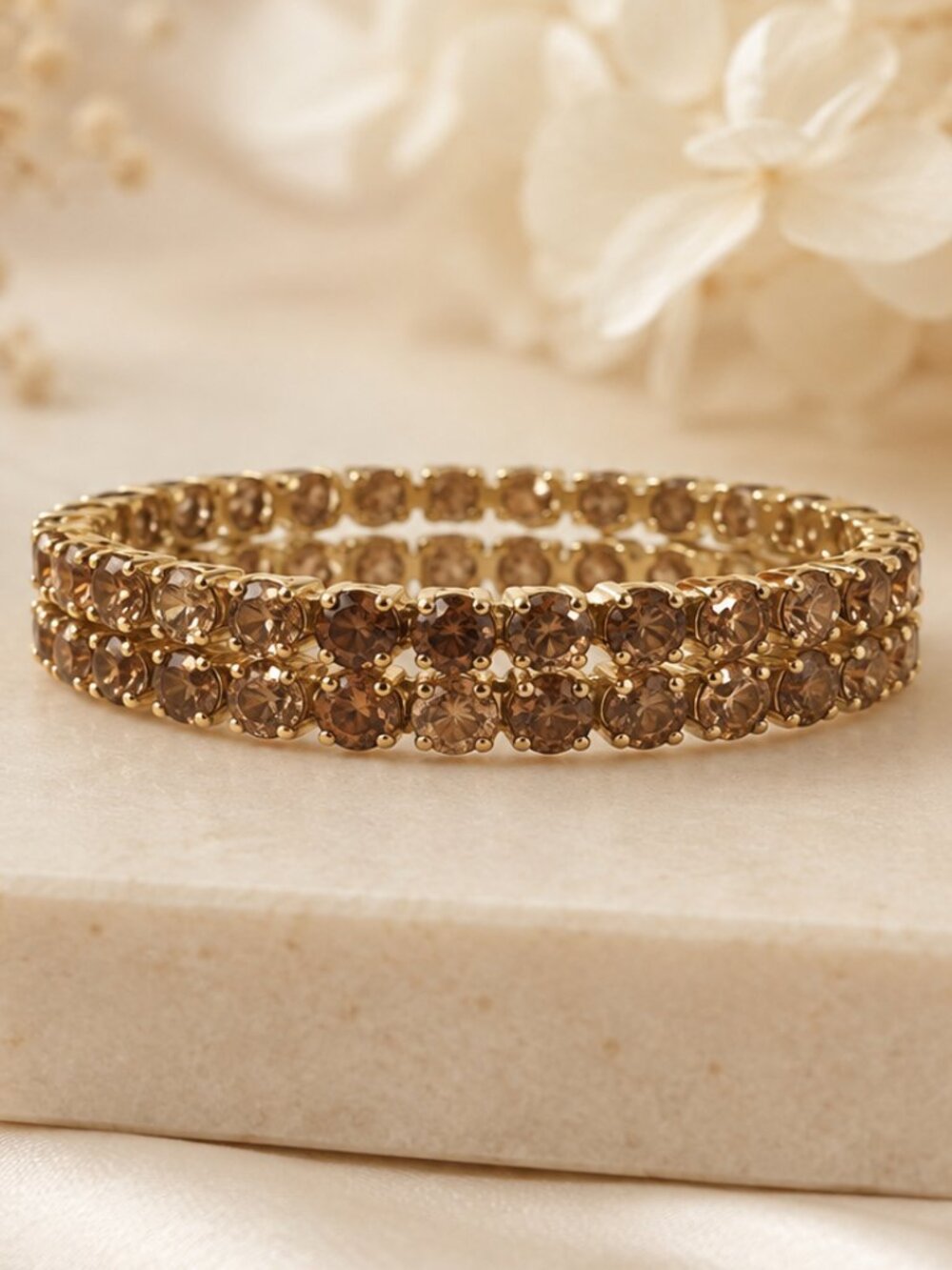Chocolate Diamond Eternity Band